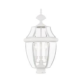 2354-03 Livex Lighting - Monterey 3 Light Outdoor Post Top Lantern In Traditional