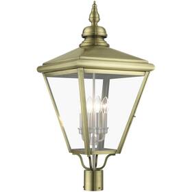 27376-01 Livex Lighting Adams Post Light Or Accessories