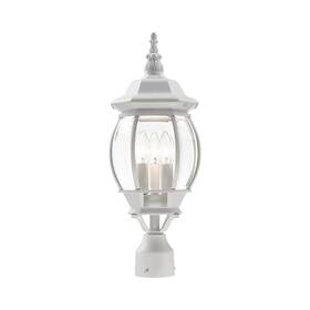 7526-13 Livex Lighting - Frontenac 3 Light Outdoor Post Top Lantern In Traditional