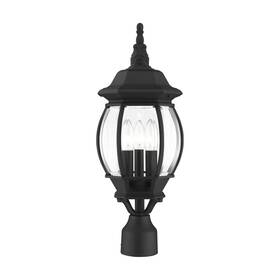 7526-14 Livex Lighting - Frontenac 3 Light Outdoor Post Top Lantern In Traditional