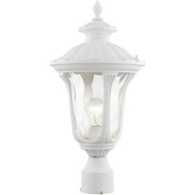 7855-13 Livex Lighting Oxford Post Light Or Accessories Textured White