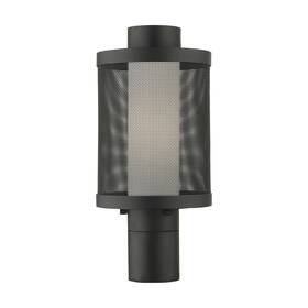 Livex Lighting 847284066328 Nottingham - 1 Light Outdoor Post Top Lantern In Contemporary Style 7 Inches