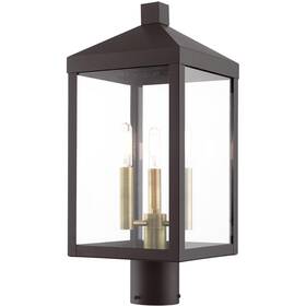 Livex Lighting 847284068551 20592-07 Nyack Post Light Or Accessories