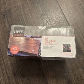 A-dl-6 Living Accents Led Low Voltage Deck Light Kit 6 Pk