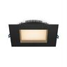 Ll6srg-27k-bk Lotus Regressed Square Led Black Lm Open Plenum 648044943459