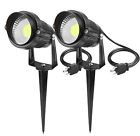 Lmll061802 2 White Landscape Lighting Led Kit Low Voltage Garden 191461075727