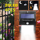 Lnf4875299 Led Solar Powered Pir Motion Sensor Wall Light Outdoor Garden
