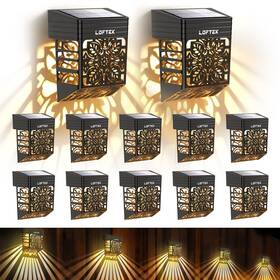 Slr0601s Loftek Solar Deck Lights 12 Pack Fence Outdoor Garden Decorati