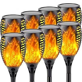 Lorryte 768253679632 8-pack 66led Solar Halloween Lights Outdoor Super Larger Size And Upgraded Vivi