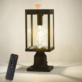 Sf-l8 Lovus Solar Light Lamp Post 350lm 15 Inchremote Controlled Glass With 3