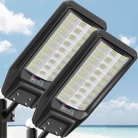 9800w Loyoele Tw-27 Solar Street Light Outdoor Waterproof Dusk To Dawn Parking Lot L