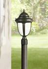Lp002bronze John Timberland Post Light Fixture Bronze Marbleized Glass 736101164555