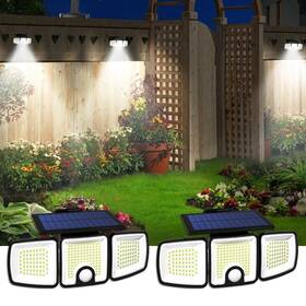 Ip65 Lucispira Aim1 Solar Lights Outdoor With Motion Sensor 223 Led Security Light