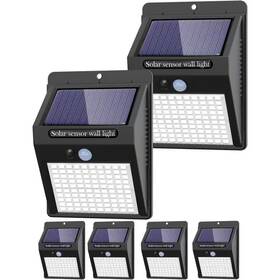 Ip65 Lukyamzn 744110033205 Solar Wireless Outdoor Security Wall Lights With Motion Sensor Waterproof