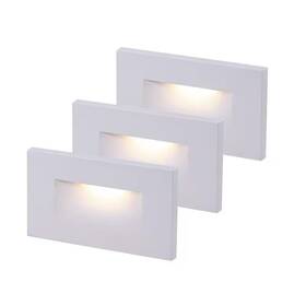 Lukyamzn 744110940107 100 Lumens Warm White Dimmable Plug-in Led Indoor Outdoor Step Light Stair Ligh