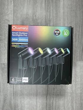 Gl62b-1 Lumary 6 Pack Led Landscape Smart Rgbaiww Color-changing Pathway Lights Low Voltage