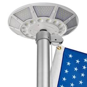 4200 Lumegen 190140048731 Solar Flag Pole Light - Super Bright Lumens 360-degree Illumination