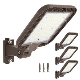 Lm160cb4 Lumenfox Upgrade 160w Led Parking Lot Light 24000lm Shoebox Area With Dusk To D