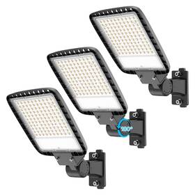 Pkl03 Lumenfox Led Parking Lot Light 150w Shoebox With Dusk To Dawn Phot