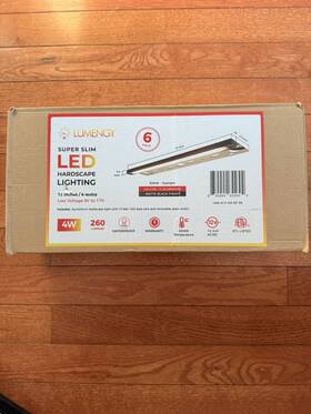 Lma-a13-4w-6p Lumengy 13-inch 4w Super Slim Led Hardscape Light 5000k Daylight 6-pack