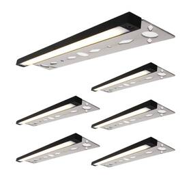 Lma-b7-3w-6p Lumengy 13-inch 4w Super Slim Led Solid Black Hardscape Lights 2700k 6-pack