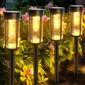 Lumsoloire 762283965864 8 Pack Solar Pathway Lights Outdoor Waterproof Led Pat