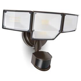 16012-b Lutec 80w 9000lm Led Security Lights Motion Sensor Outdoor 4 Head Flood
