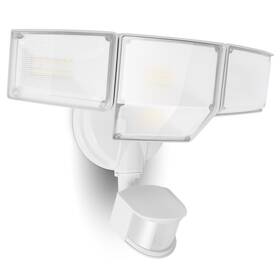 16053-w Lutec 80w 9000lm Led Security Light Motion Sensor Outdoor Lights 4 Head F