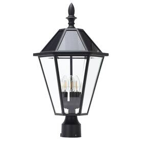 12513le4-sl-head Lutec 845473069518 Led Post Solar Light Outdoor Dusk To Dawn Vintage Str