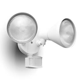 Lutec 939412012766 1800lm Led Motion Sensor Light Outdoor Dual-head Security 3000k Wate