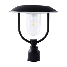 Lutec 939412089065 Solar Lamp Post Light Outdoor Dusk To Dawn Exterior Pole Lights Head For Pie
