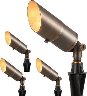 Lutec-ahtdc-4 Lutec Solid Brass Low Voltage Landscape Lighting 12v Heavy Duty Waterproof Land