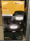 Lz406w2 Malibu Intermatic Led Outdoor Solar Yard Landscape Pathway Light Black