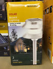 Lz407-2 Malibu Outdoor Led Solar Yard Landscape Garden Pathway Lights Metal