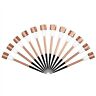 M150242 Pure Garden Solar Path Lights Set Of Bronze 192664980047