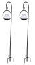 M50953 Scott Living Garden Lights Shepherds Hook Led Globe