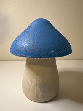 Macarrie Macarrie-mushroom-45 1 Large Solar Mushroom Light Not Working Outdoor Garden Waterproof Cute Blue