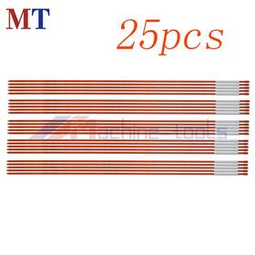 Mt946259 Machine-tools 25pcs Markers Snow Stakes 5/16 Inch Diameter 48inch Orang Reflective Marker Driveway