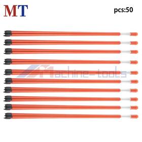 Machine-tools Mt946396 50 Pack Lane Marker Orange Roots 48 Inches Long Reflect Light 5/16 Diameter