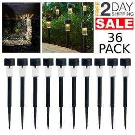 Mss428002736046 Mainstays Juego De 36 Luces Solares Para Camino Exteriores Patio Jardin Sin Sensor Oferta