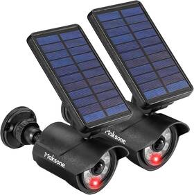 Maksone 721560267947 2023 Motion Sensor Solar Security Lights Outdoor 2-in-1 Black