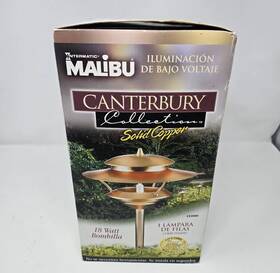 Cs200c Malibu 078275074927 Canterbury Collection Solid Copper 18w Landscape Light Nib Nos