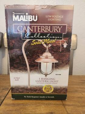 Malibu 078275084001 Canterbury Low Voltage Light-cs140k Antique Copper Finish Metal Lighting