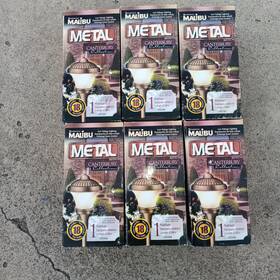 Cs110a Malibu 078275084025 Canterbury Metal Glass Set Of 6 Pathlight Garden Light Unopened