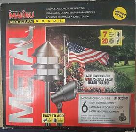 Lt13976thd Malibu 078275087811 Metal Heavy Duty Outdoor Light Combination Set New