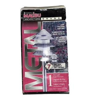 Lt406n Malibu 078275088689 Intermatic Low Voltage Lighting Path Light Brushed Metal New
