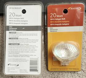 8116-9020-01 Malibu Two 20w Mr16 Halogen Bulbs For 12v Landscape Yard Lights