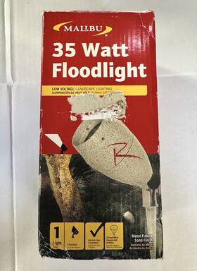 8303-92606-01 Malibu 8303-9606-01 New 35w Low Voltage Landscape Floodlight Sand Finish