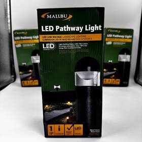 8401-9303-01 Malibu Architectural Grade Cast Metal Bollard Style Led Landscape Pathway Light