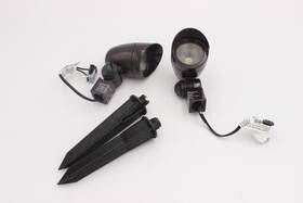 8409-1607-01 Malibu 2 Equinox Led Floodlight 3w Low Voltage Charcoal Brown